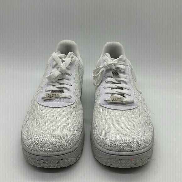 Men’s Nike AF1 Crater Flyknit NN White-Summit White DM0590-100 NWOB - Picture 3 of 5